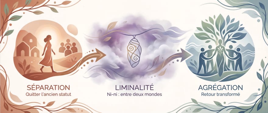 Les étapes des rites de passage